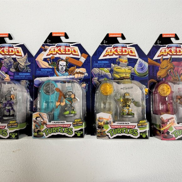 Legends of Akedo Other - Akedo TMNT - Casey Jones, Master Splinter, Metalhead and Super Shredder
